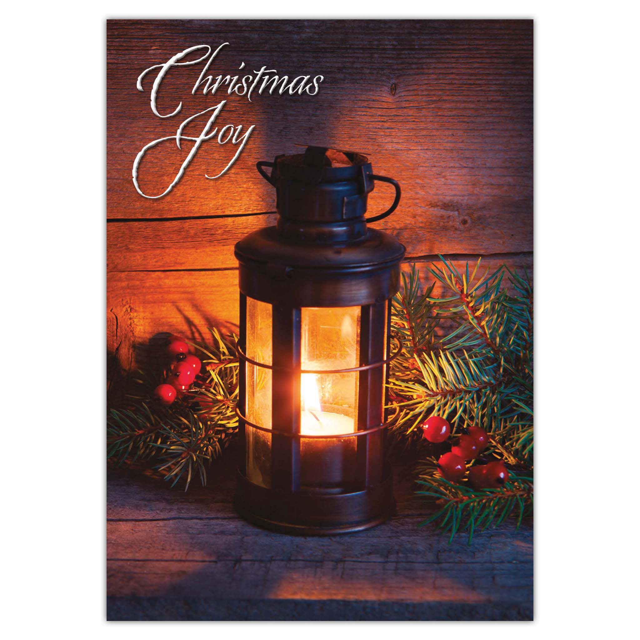 Front of Religious Christmas Card