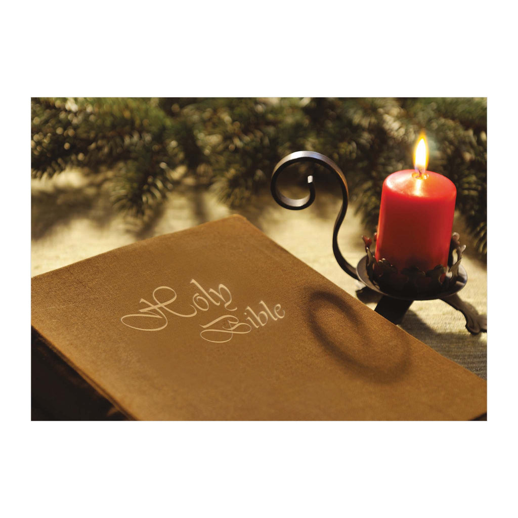 Front of Religious Christmas Card