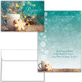 Christian Christmas Card Front and Interior of Card
