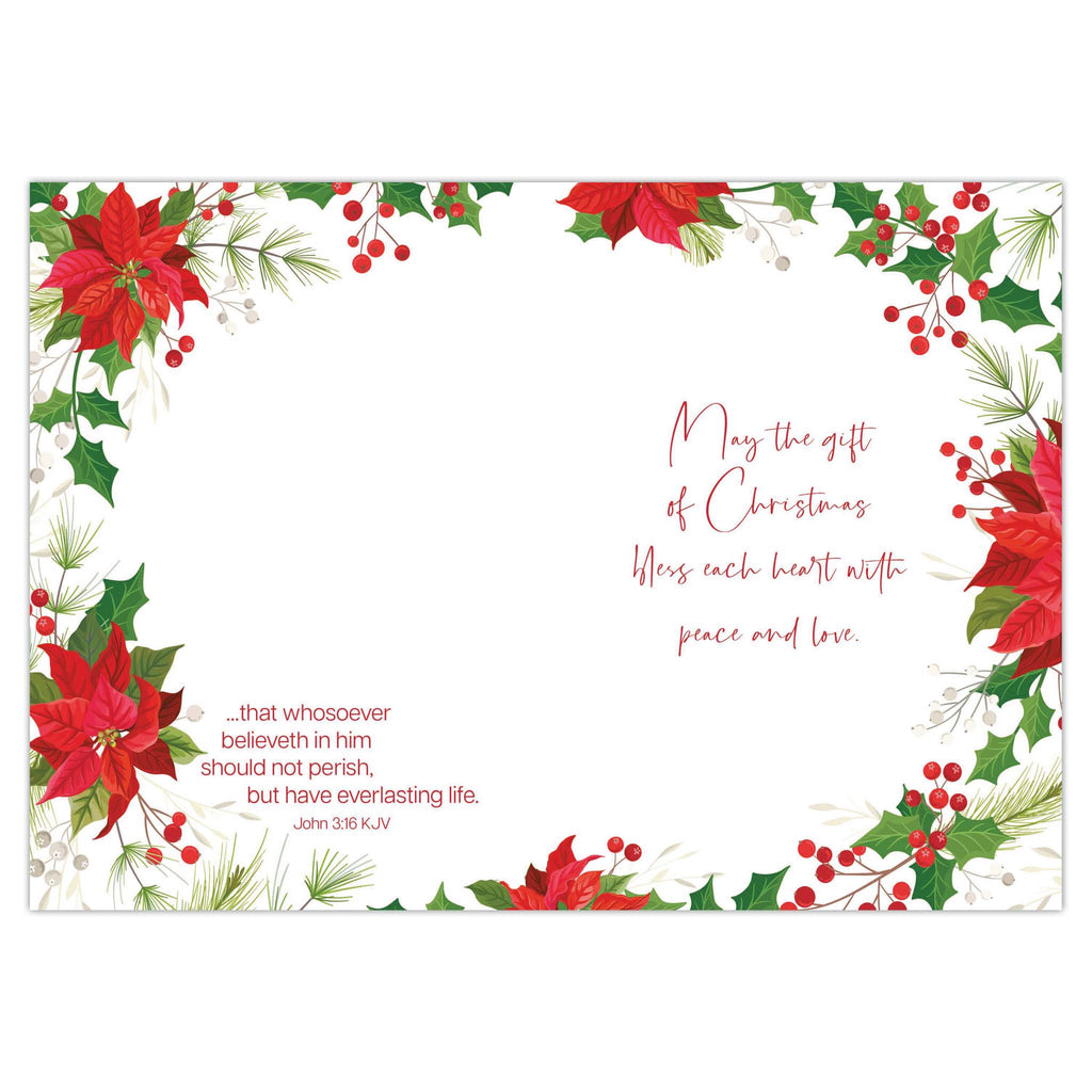 Decorated Interior of Card