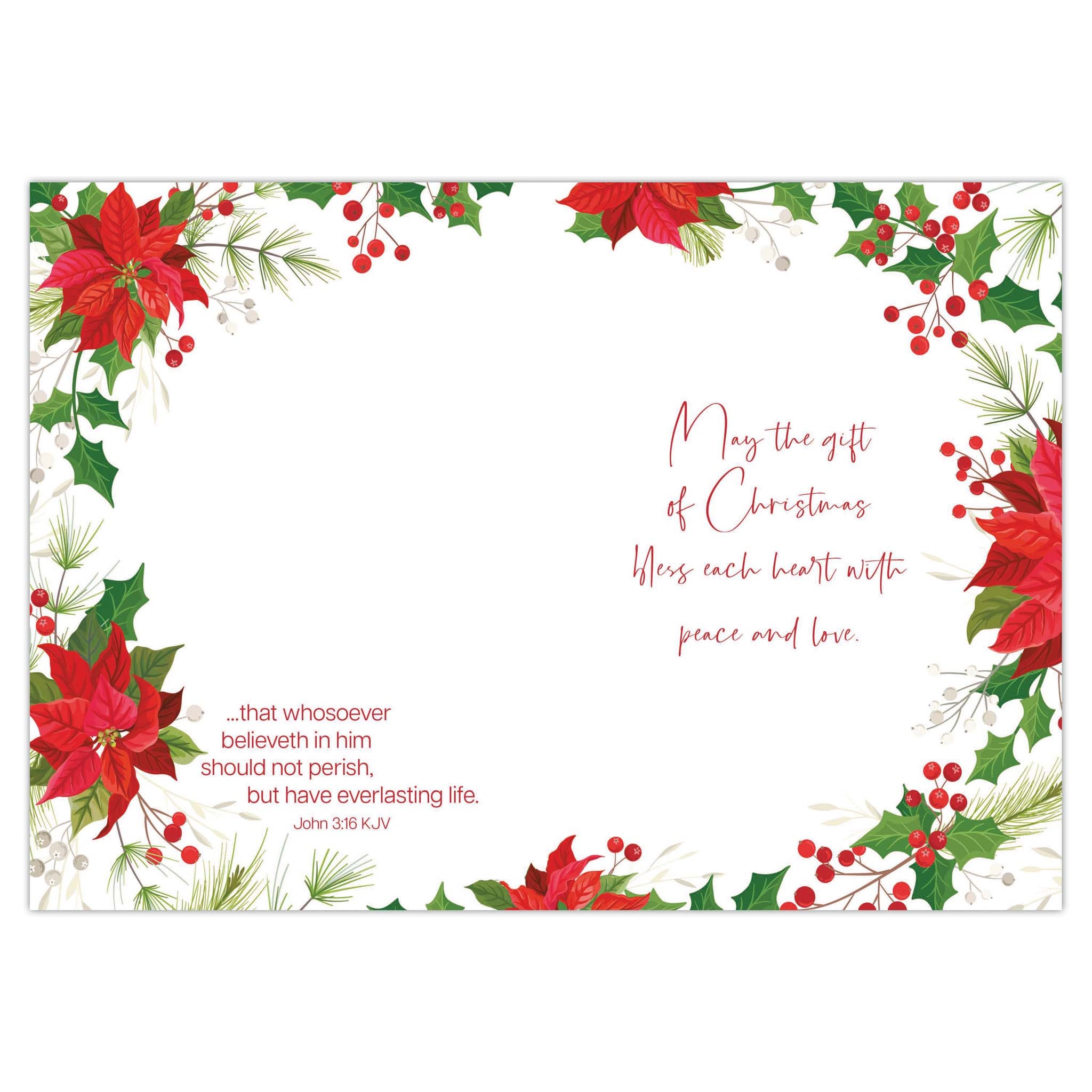 Decorated Interior of Card