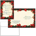 Front and Interior of Christian Christmas Card