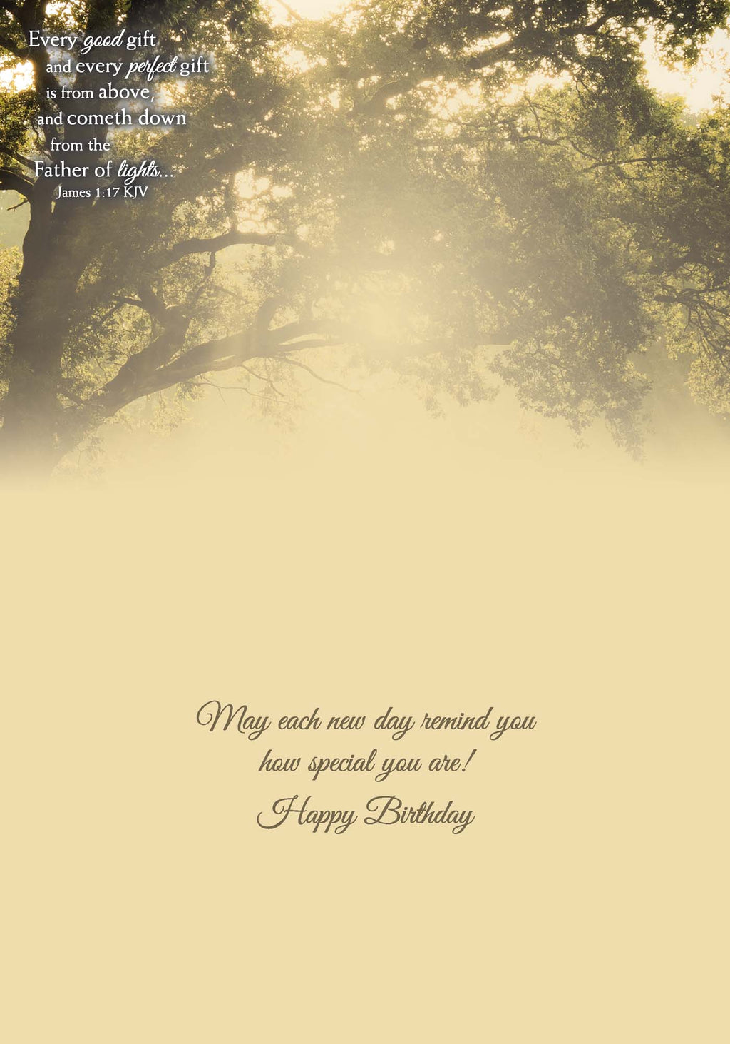 Shower of Light | Christian Birthday Card