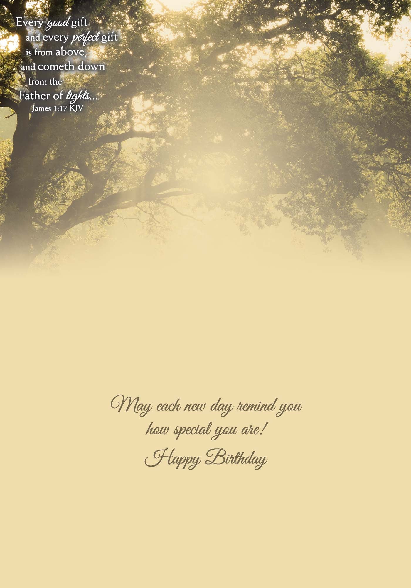 Shower of Light | Christian Birthday Card