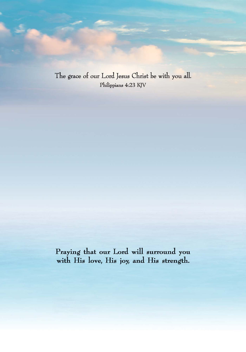 Christian Encouragement Card | Blue Passage