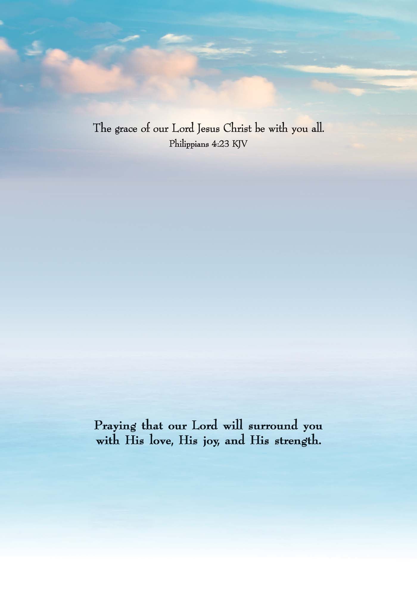 Christian Encouragement Card | Blue Passage