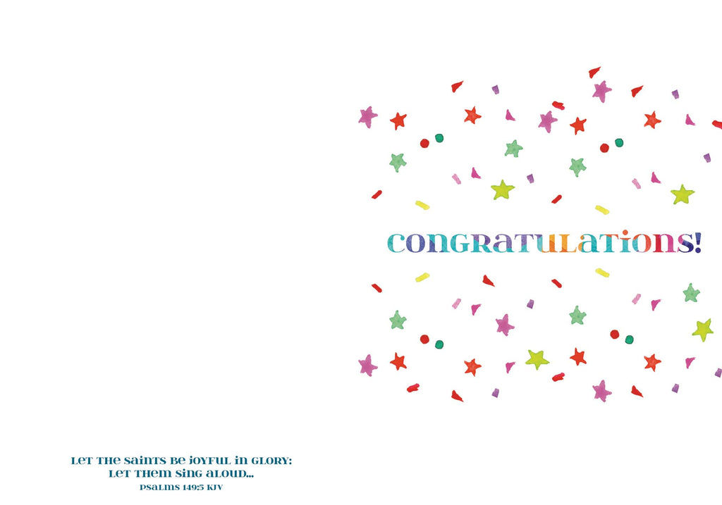 Christian Graduation Card - You Did It!  Greeting Card