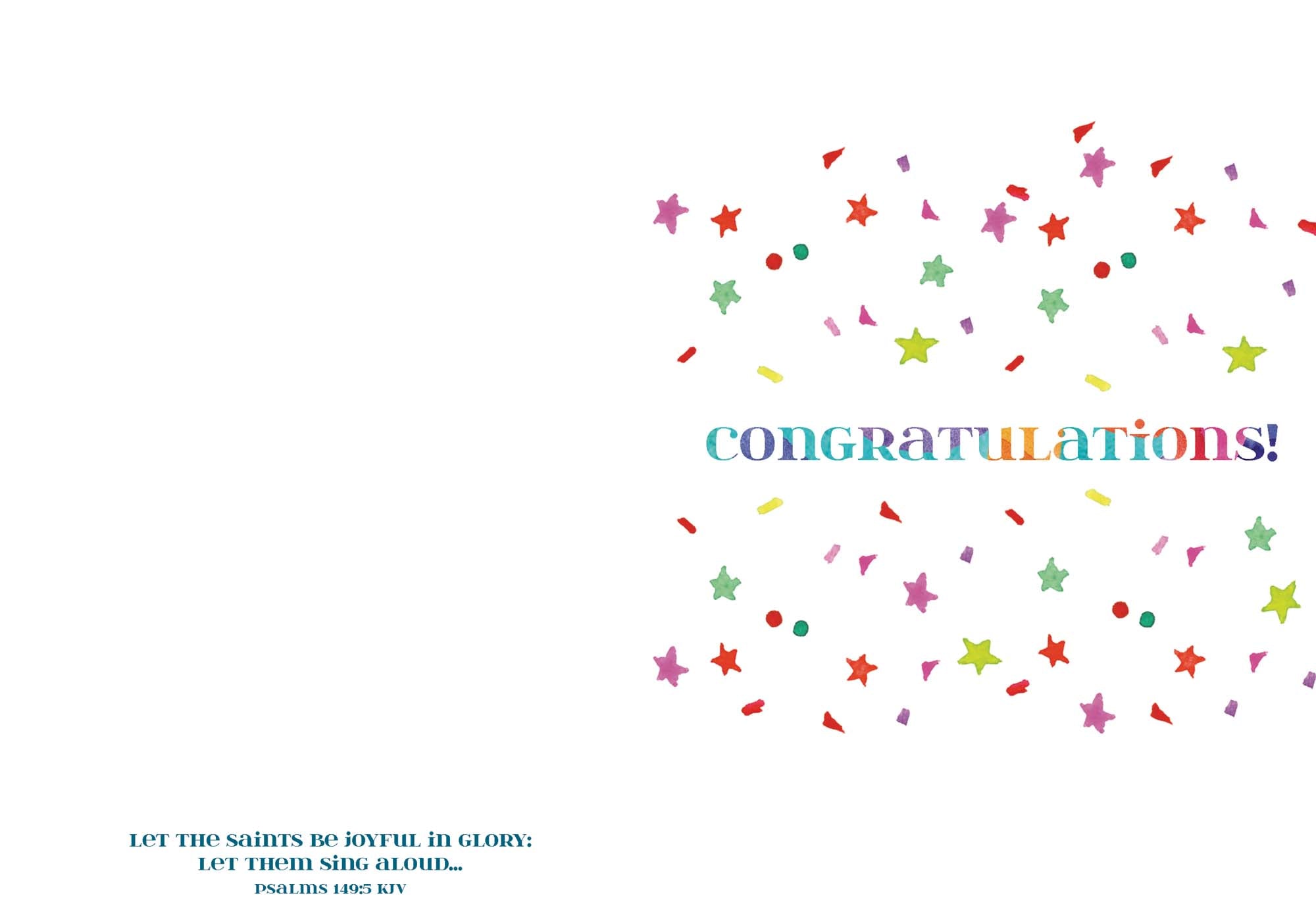 Christian Graduation Card - You Did It!  Greeting Card