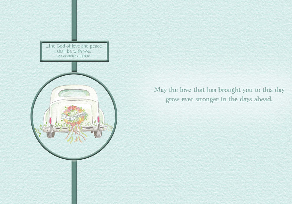 Christian Wedding Card – Just Married