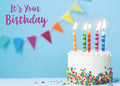 Christian Birthday Card | Festive Birthday Cake
