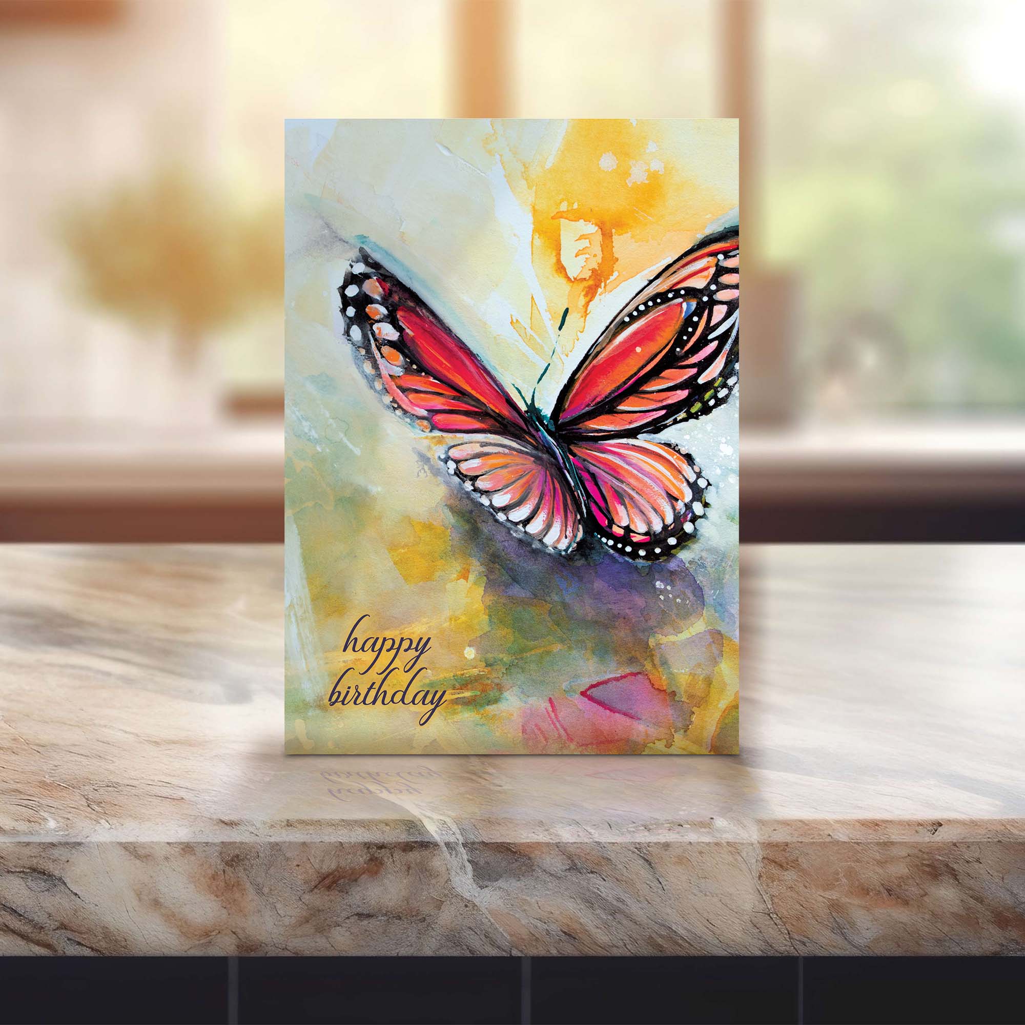 Christian Birthday Card | Mariposa
