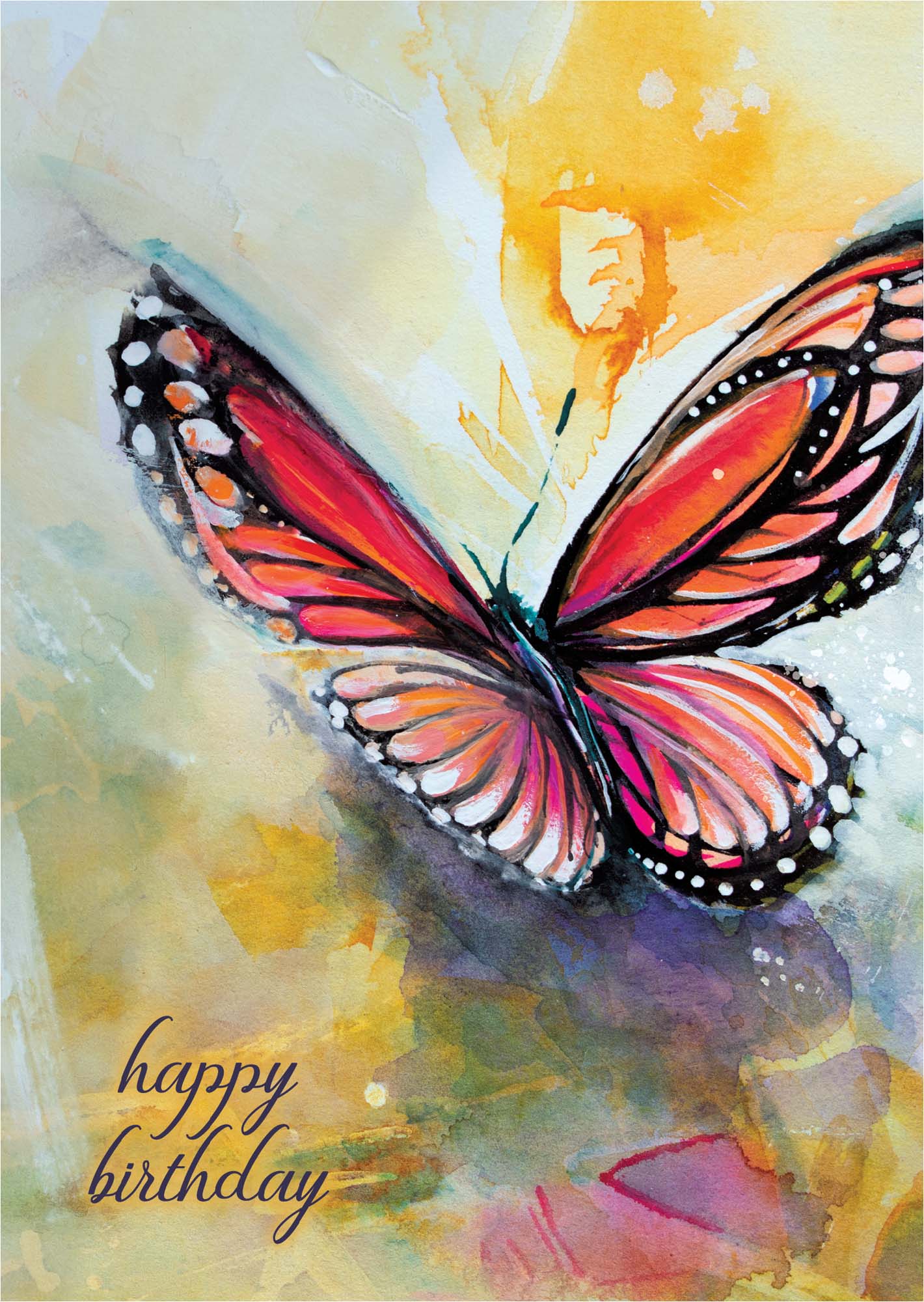 Christian Birthday Card | Mariposa
