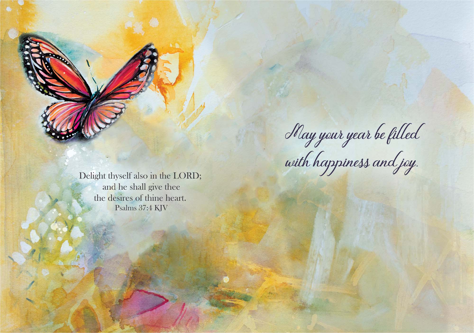 Christian Birthday Card | Mariposa
