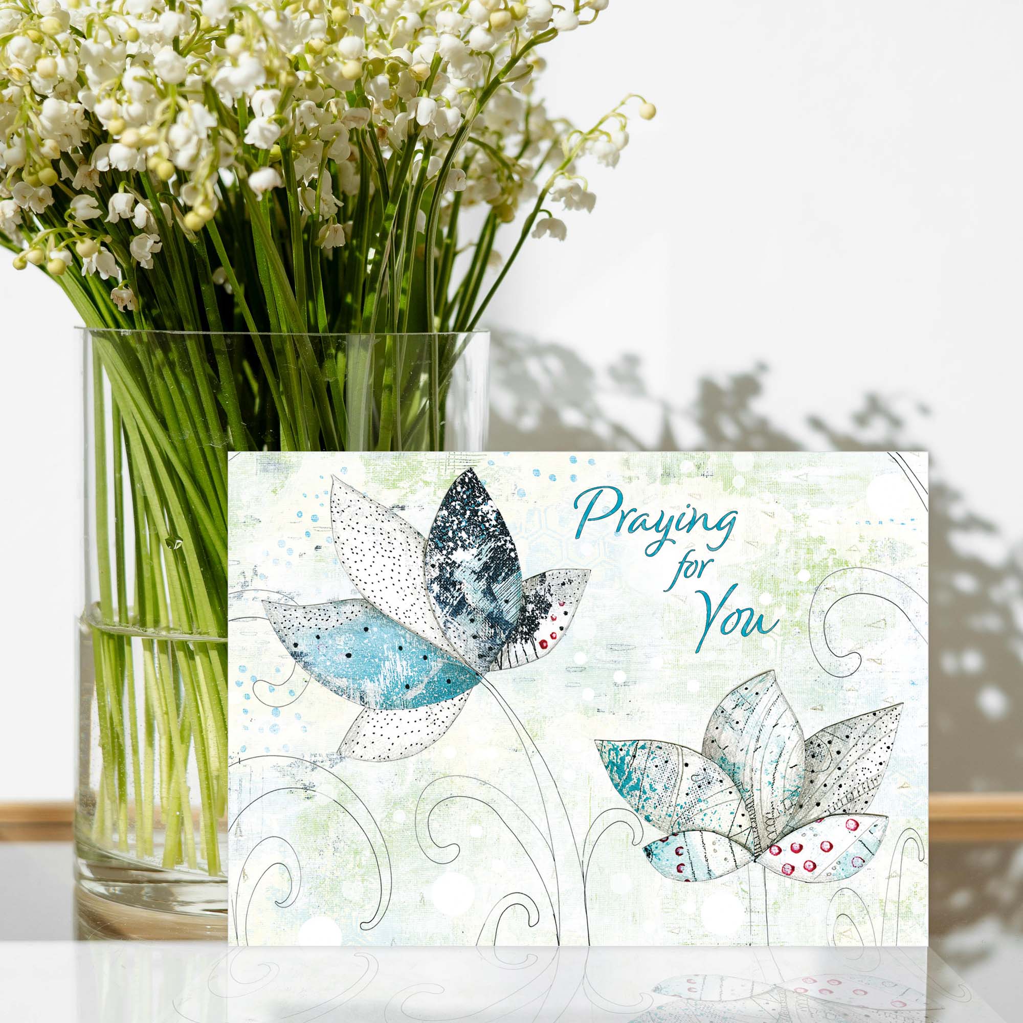 Praying for You Card | Lotus Flowers