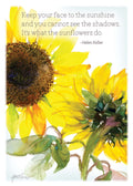 Christian Praying for You Card | Face to the Sunshine