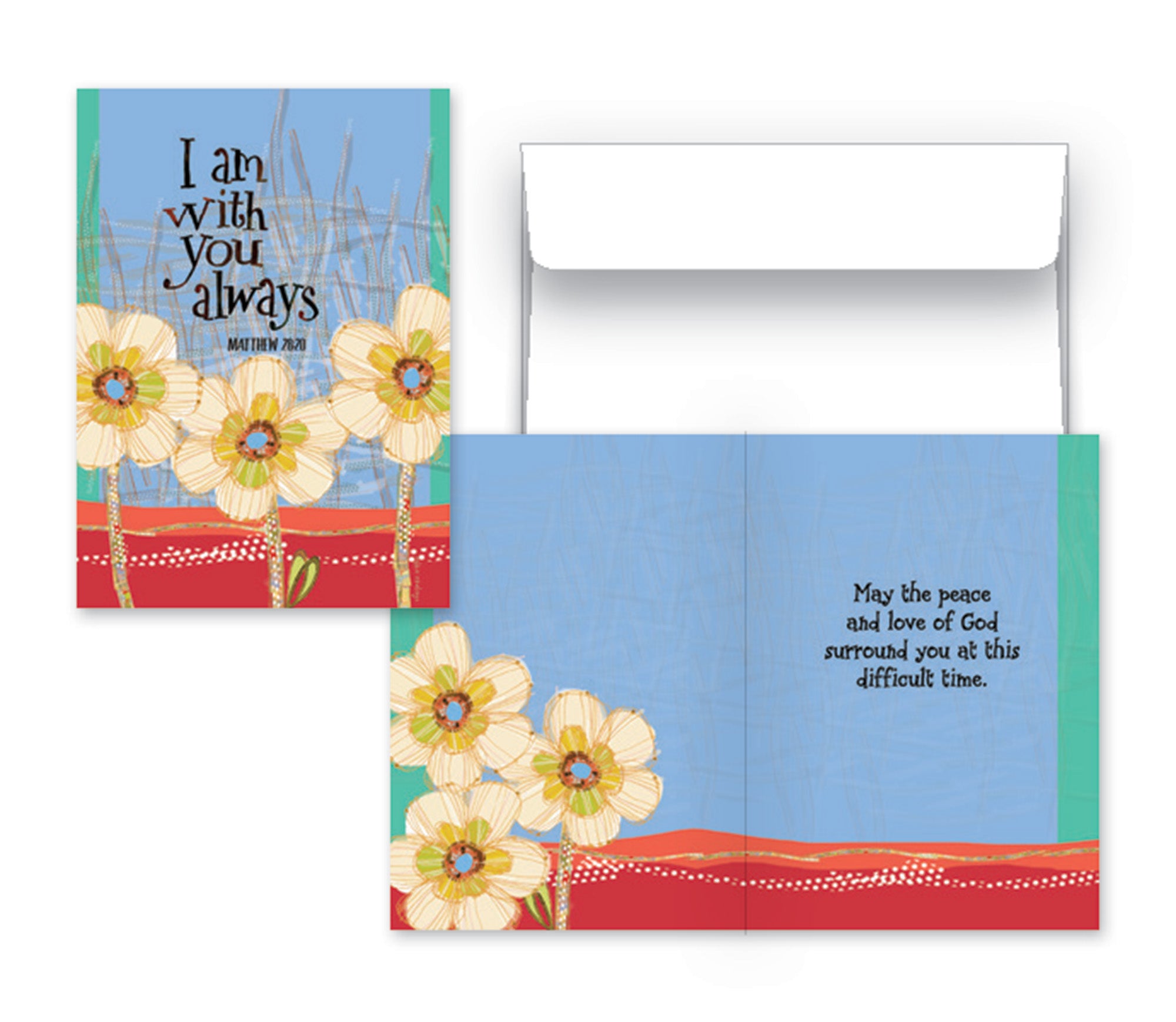 Religious Praying for You Card with Scripture | With You Always