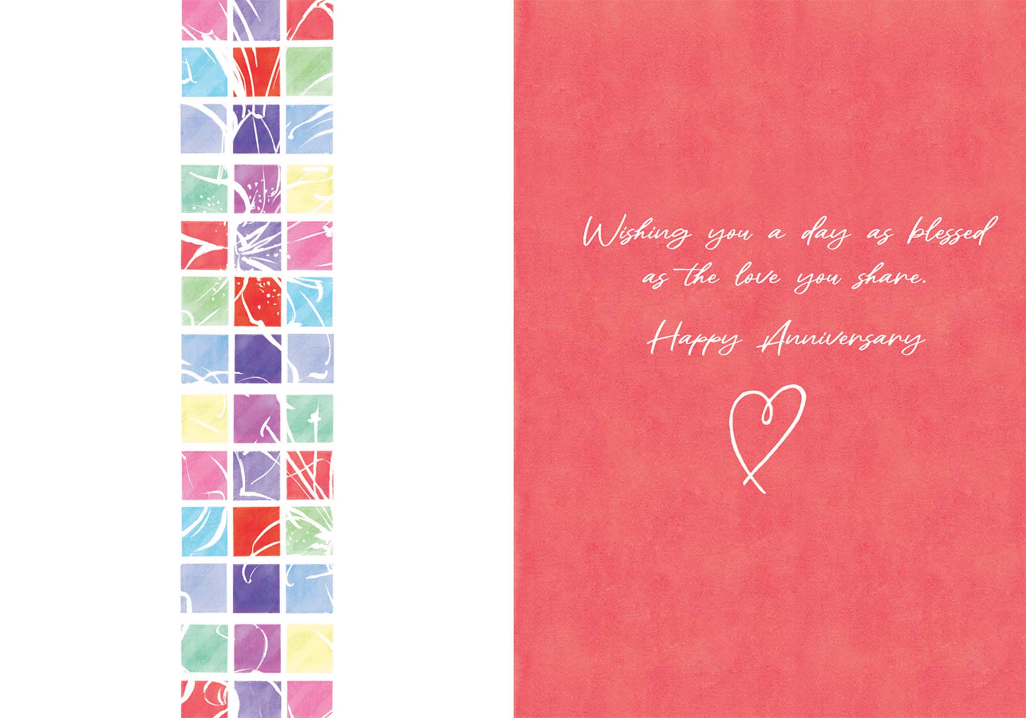 Christian Anniversary Card | Colorsquare Spring