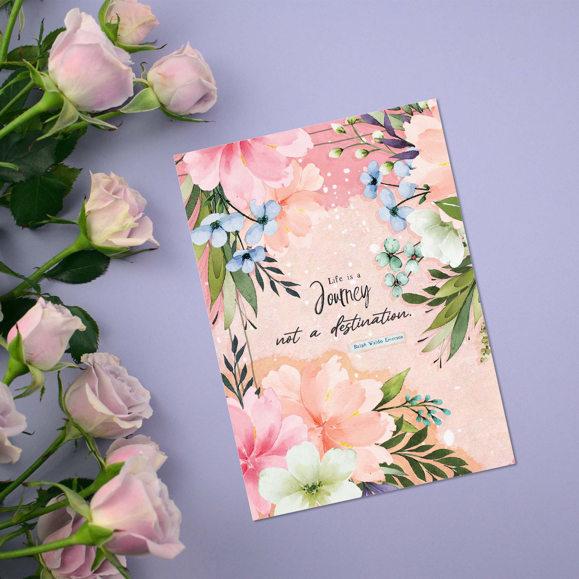 Religious Anniversary Card | Flower Box - Journey