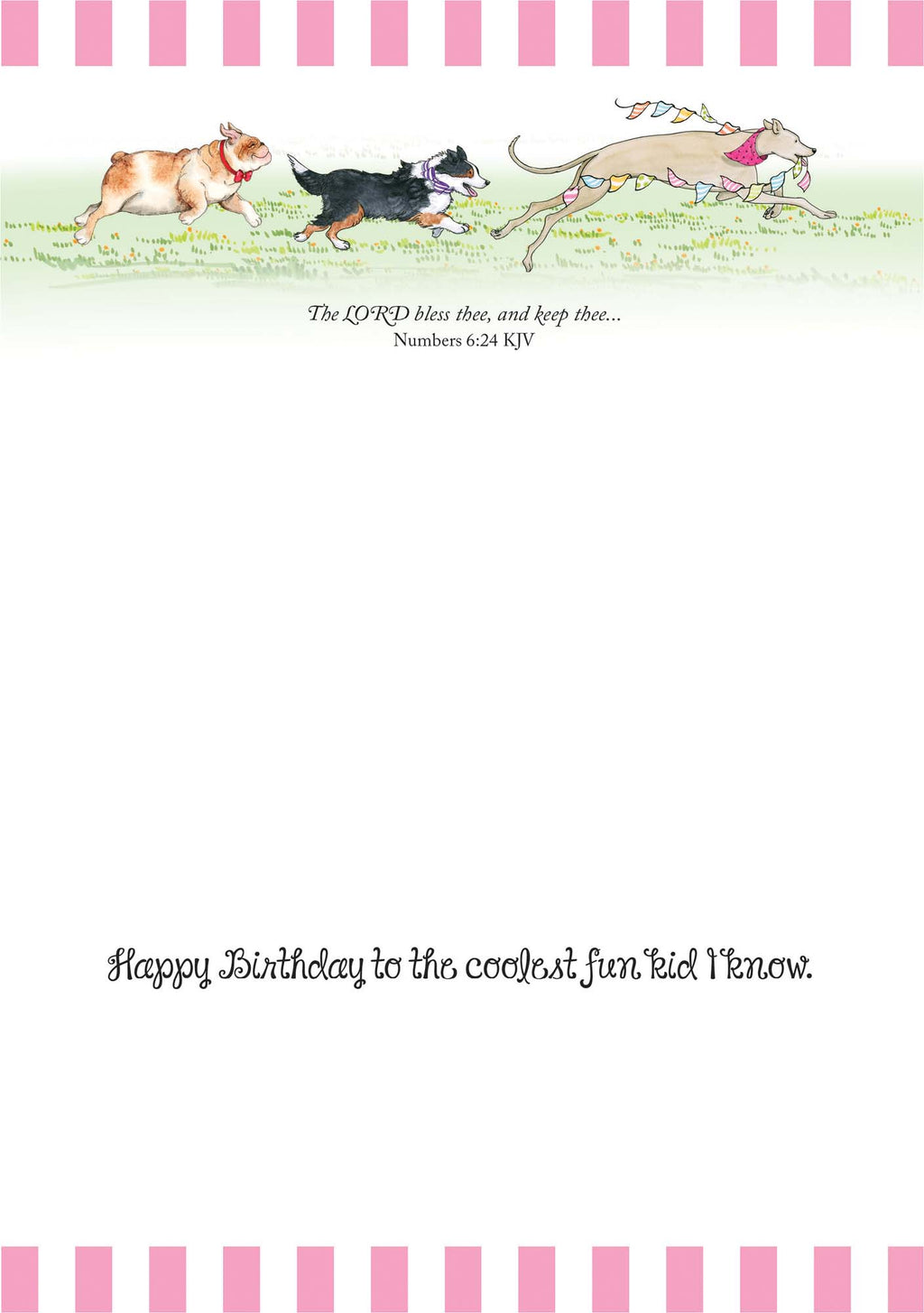 Christian Birthday Card | Dogs and Van