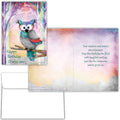 Christian Birthday Card | Owl on a Branch