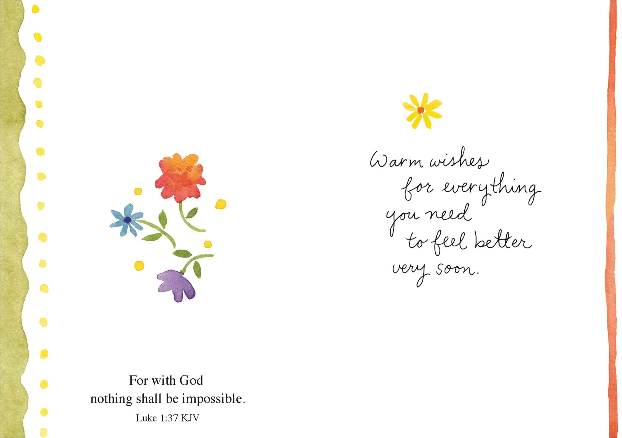 Religious Get Well Card | Cheer, Healing, Comfort, Happiness