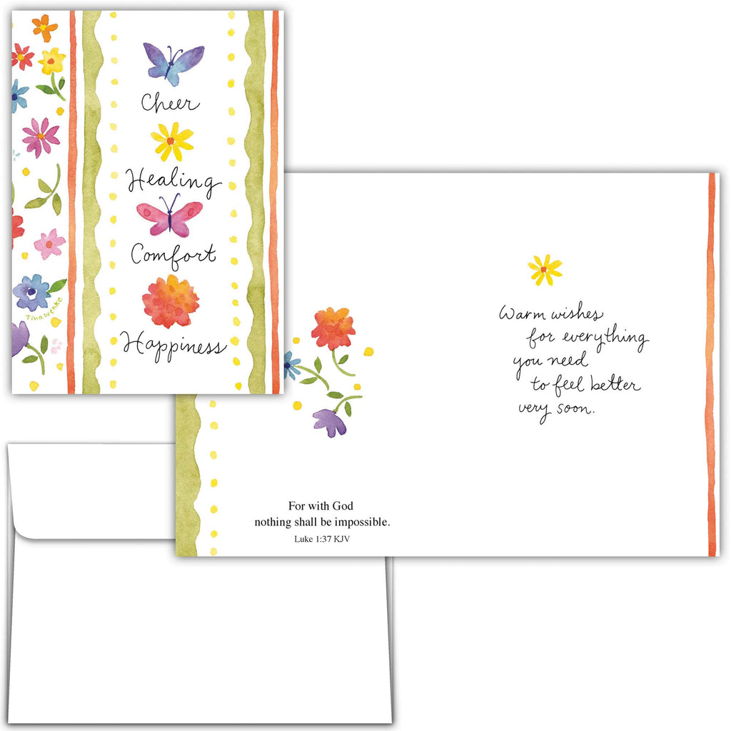 Religious Get Well Card | Cheer, Healing, Comfort, Happiness