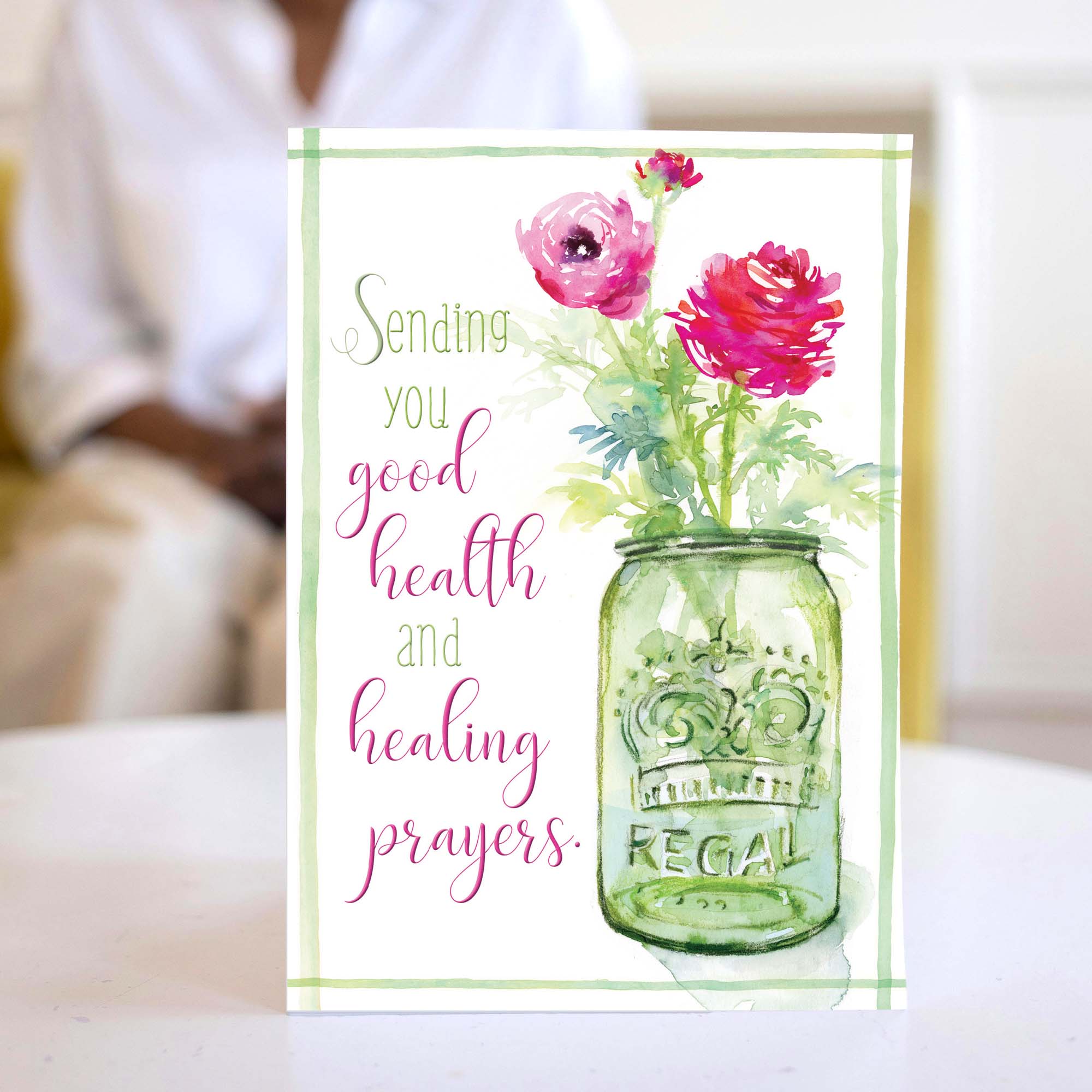 Christian Get Well Card | Pink Happiness