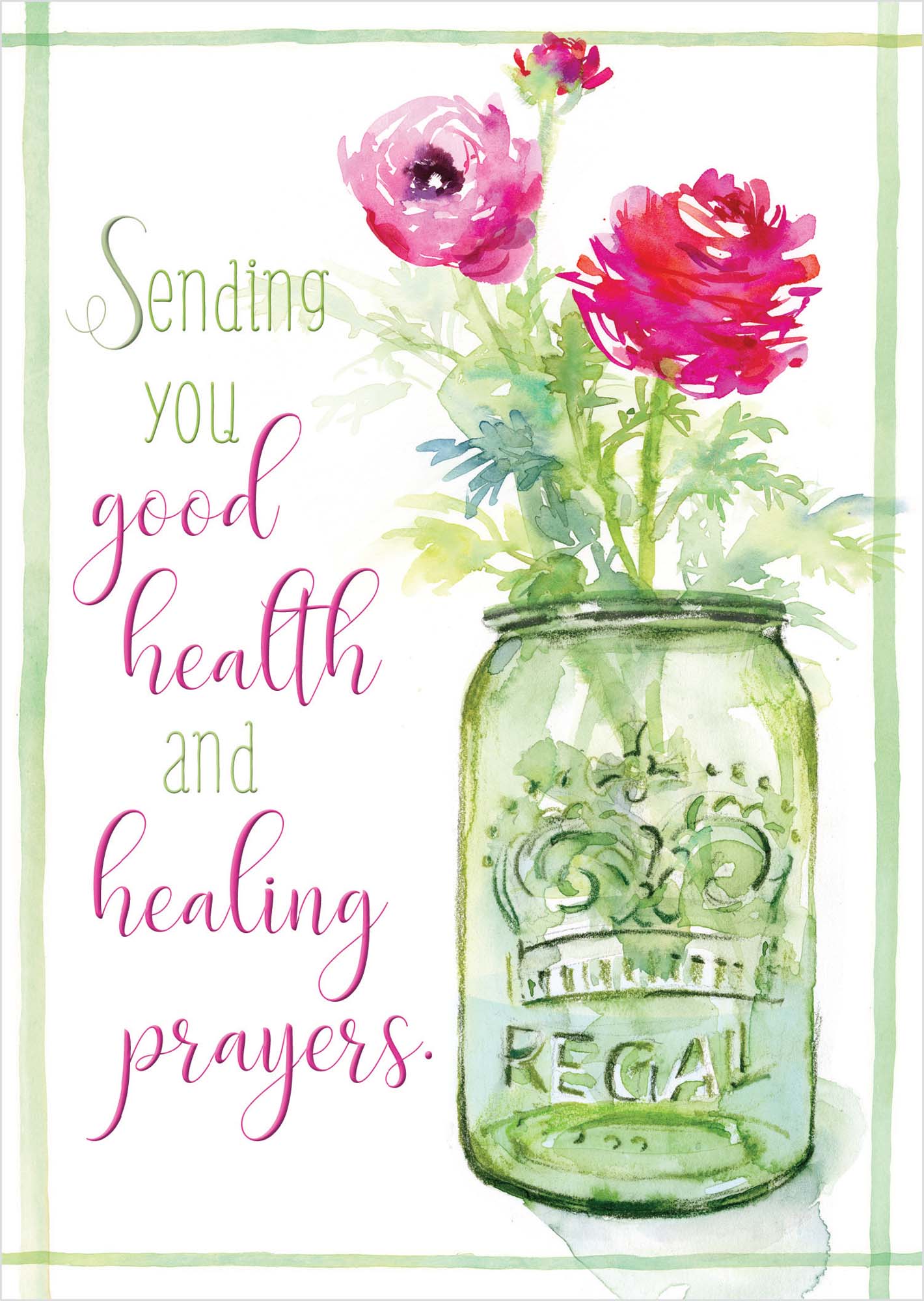 Christian Get Well Card | Pink Happiness