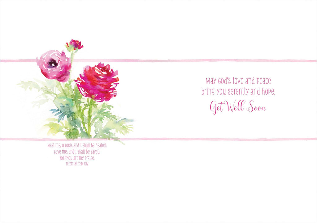 Christian Get Well Card | Pink Happiness