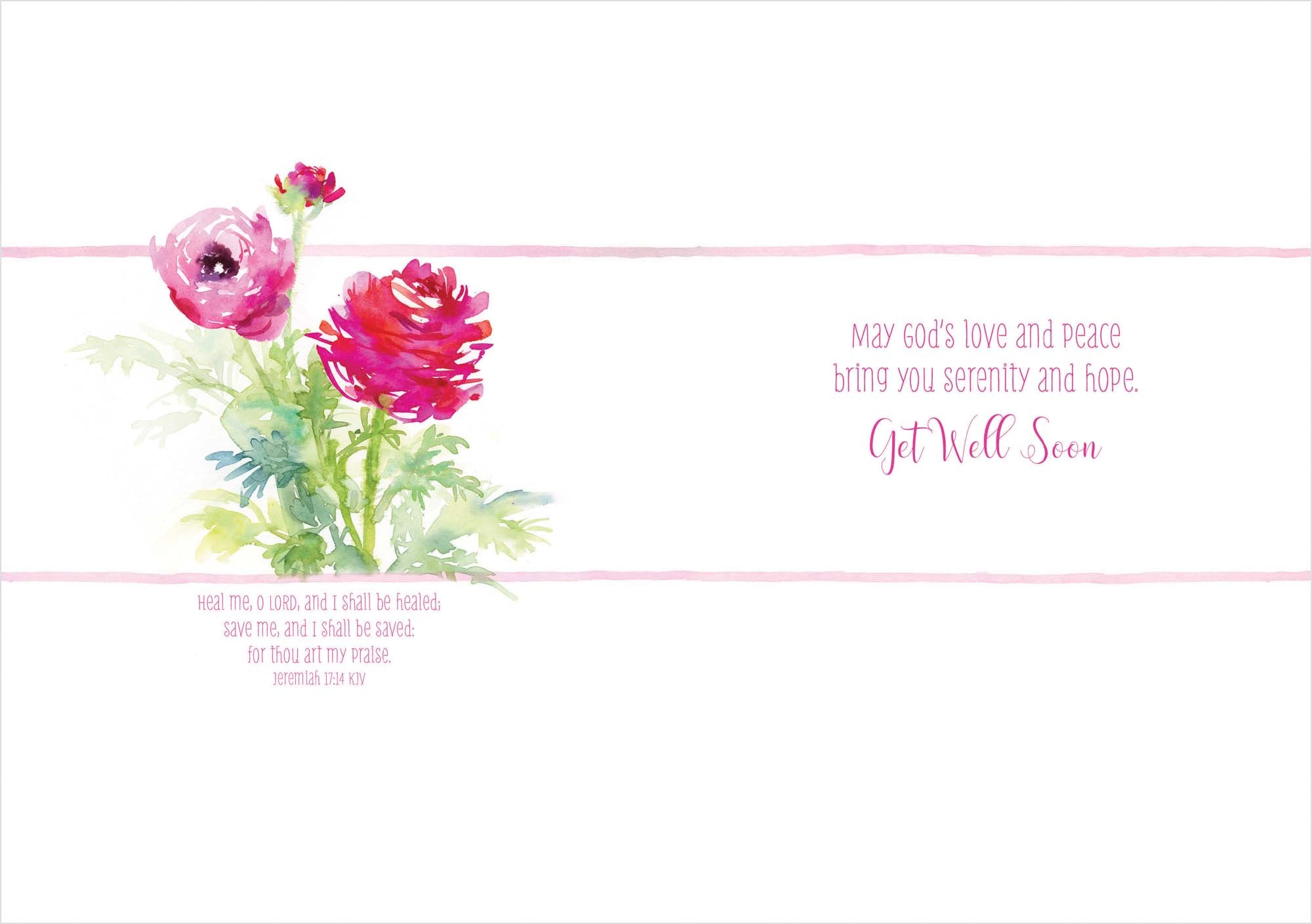 Christian Get Well Card | Pink Happiness