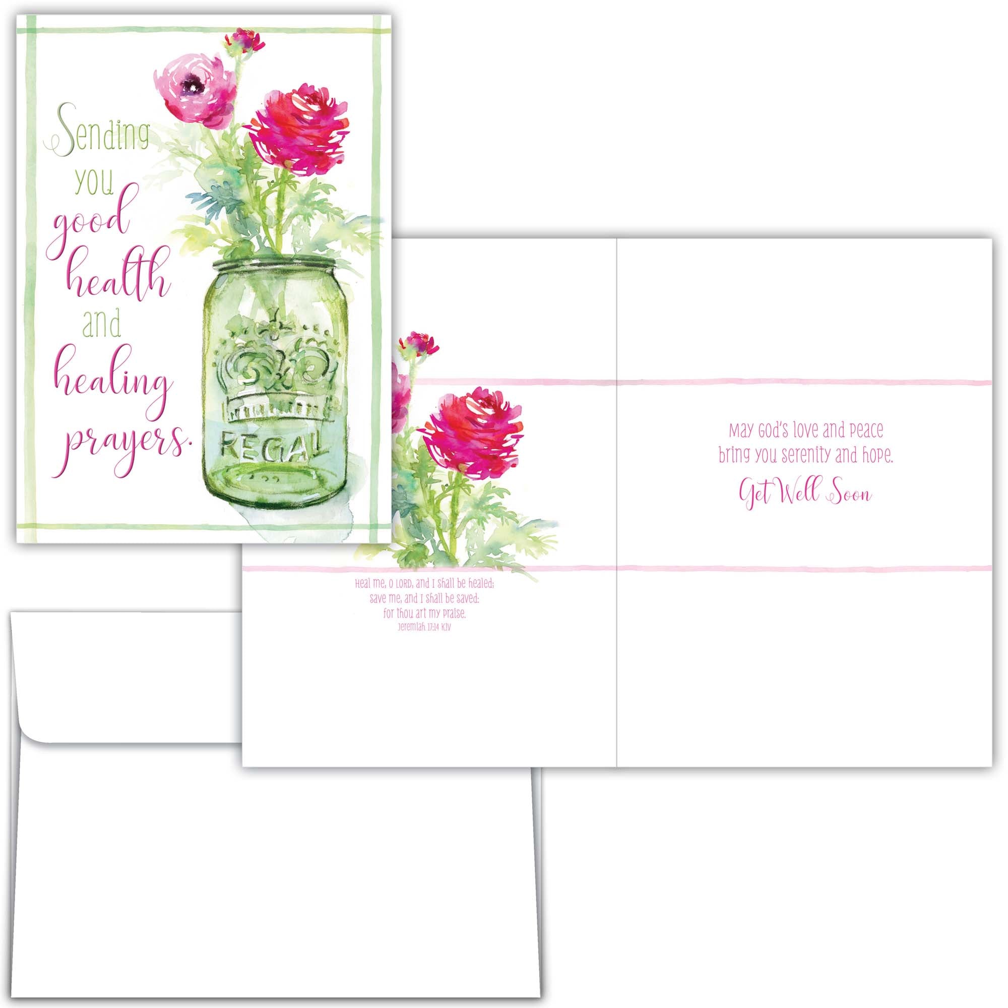 Christian Get Well Card | Pink Happiness