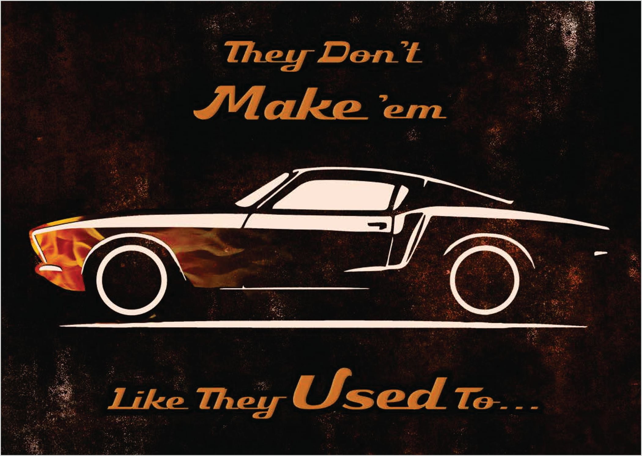 Christian Birthday Card for Him – Classic Muscle Car