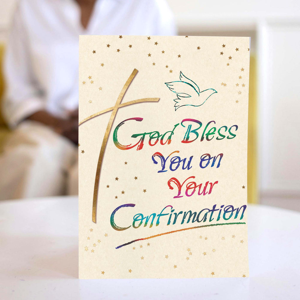 God Bless You on Your Confirmation Card — Fruit of the Spirit (KJV)