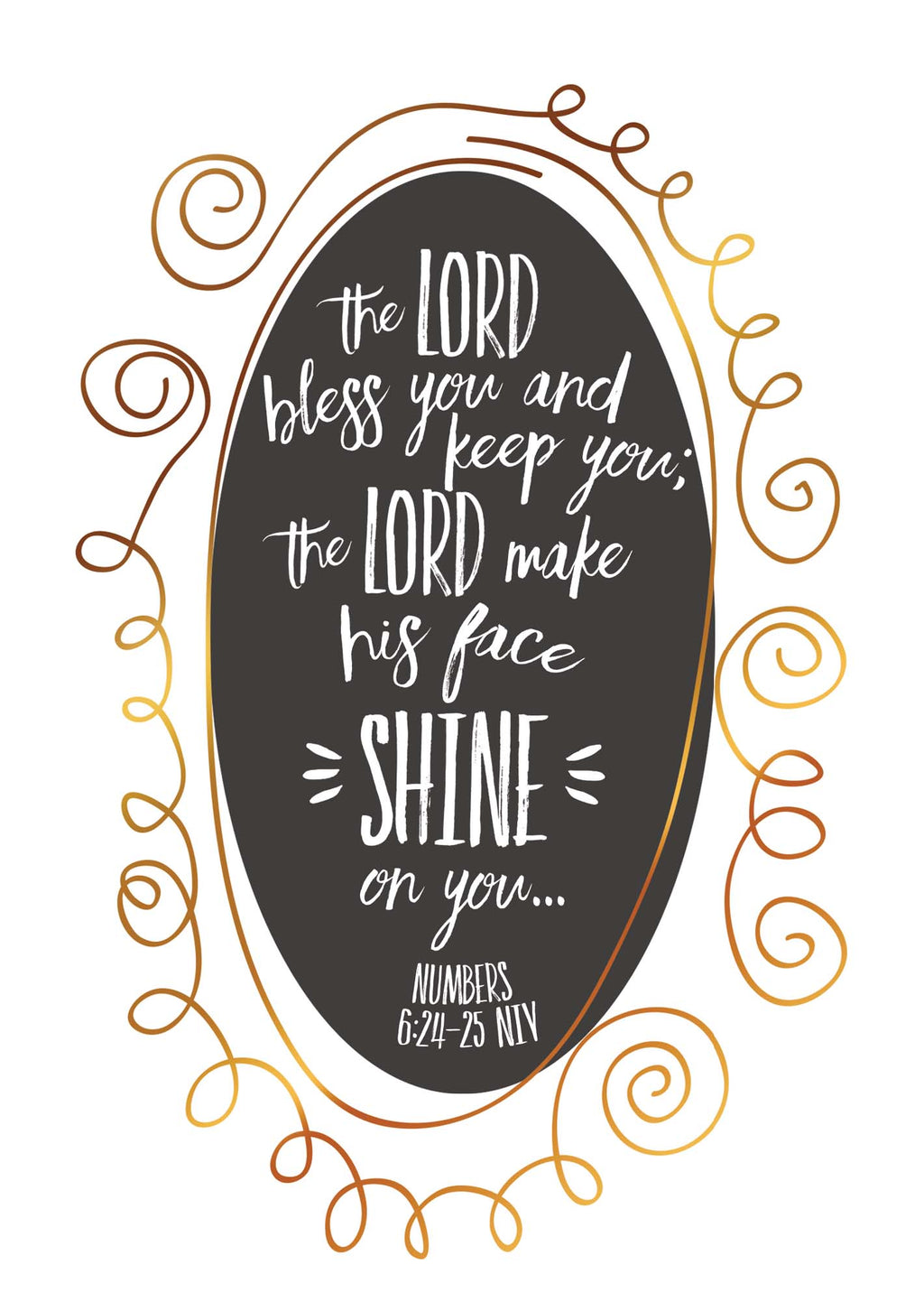 First Communion Card with Scripture —  Lord Bless You