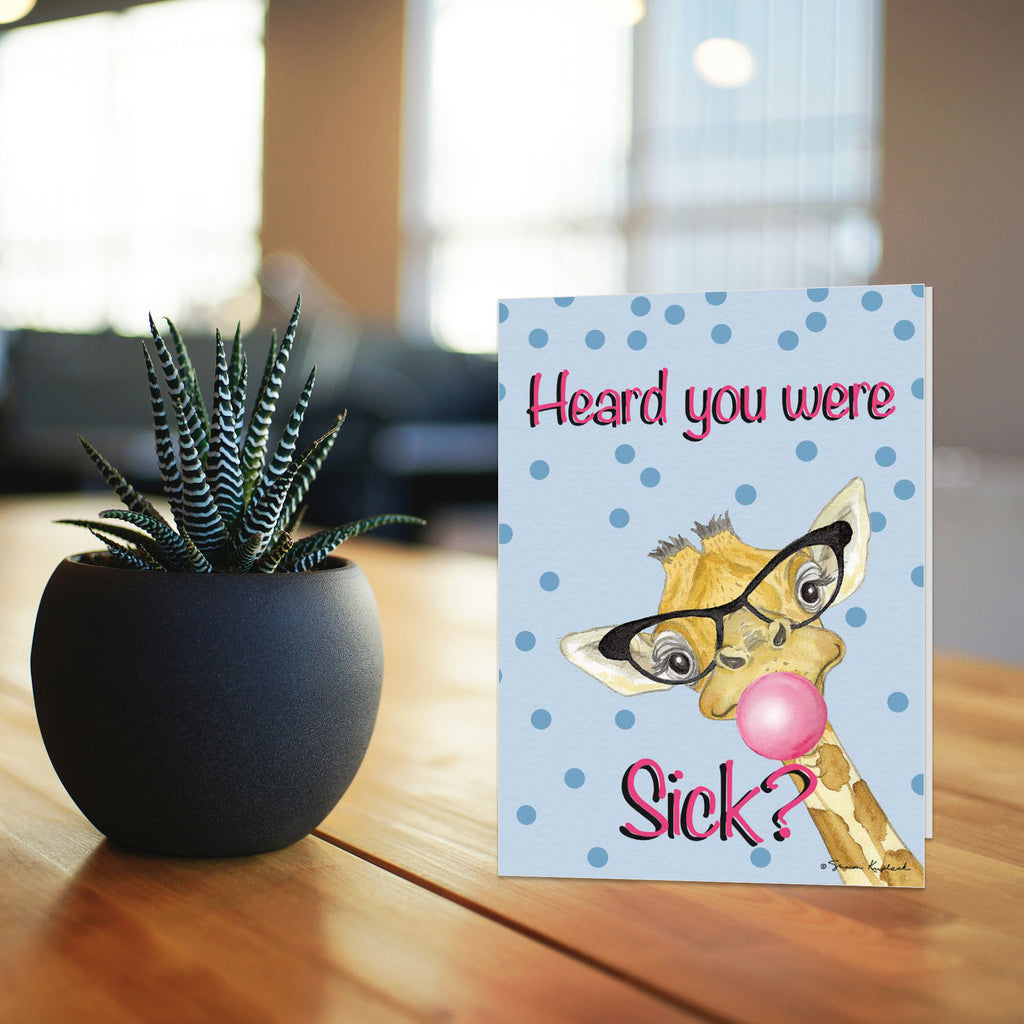 Christian Get Well Card | Heard you were Sick?