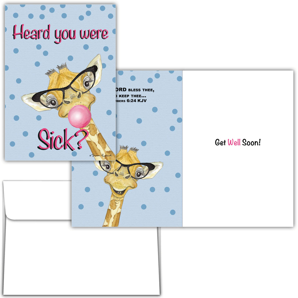 Christian Get Well Card | Heard you were Sick?