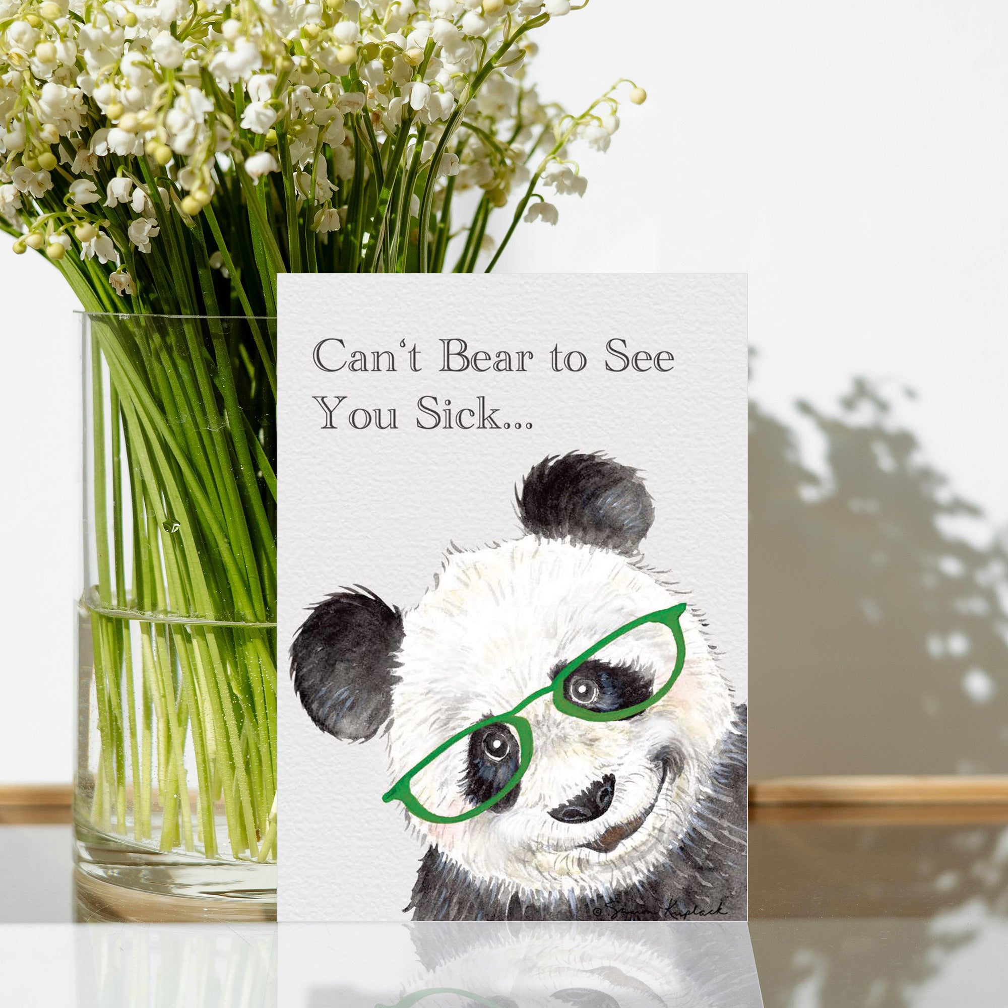Religious Get Well Card | Can’t Bear to See You Sick...