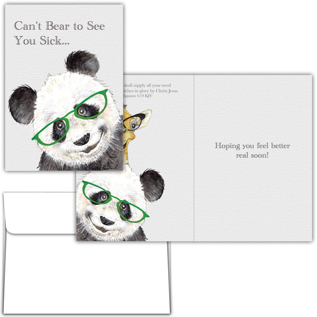 Religious Get Well Card | Can’t Bear to See You Sick...