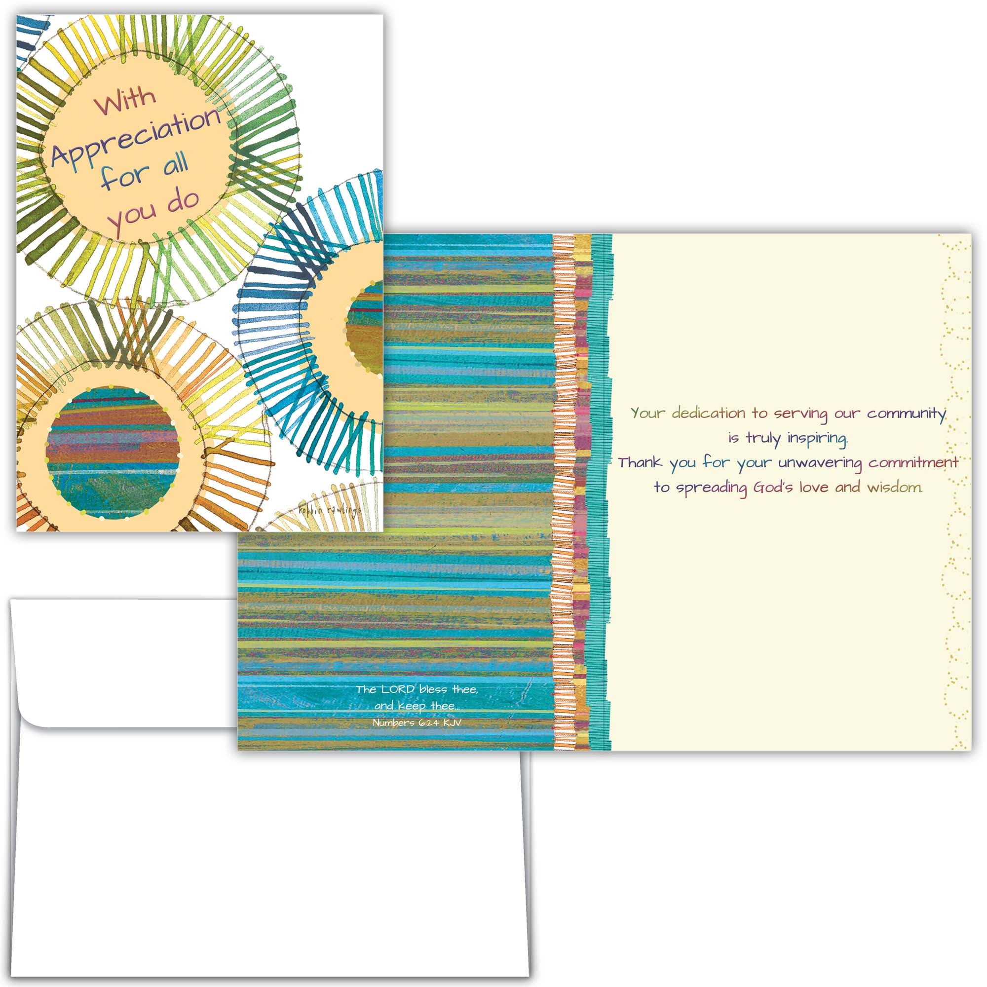 With Appreciation | Pastor or Ministry Appreciation Greeting Card