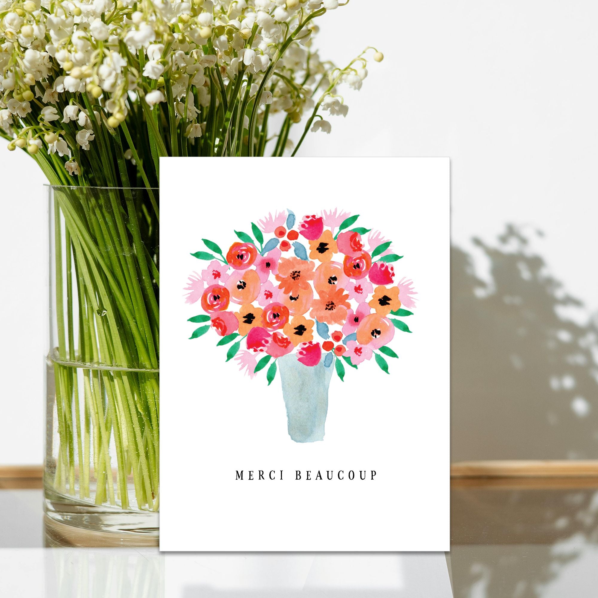 Religious Thank You Card | Merci Beaucoup