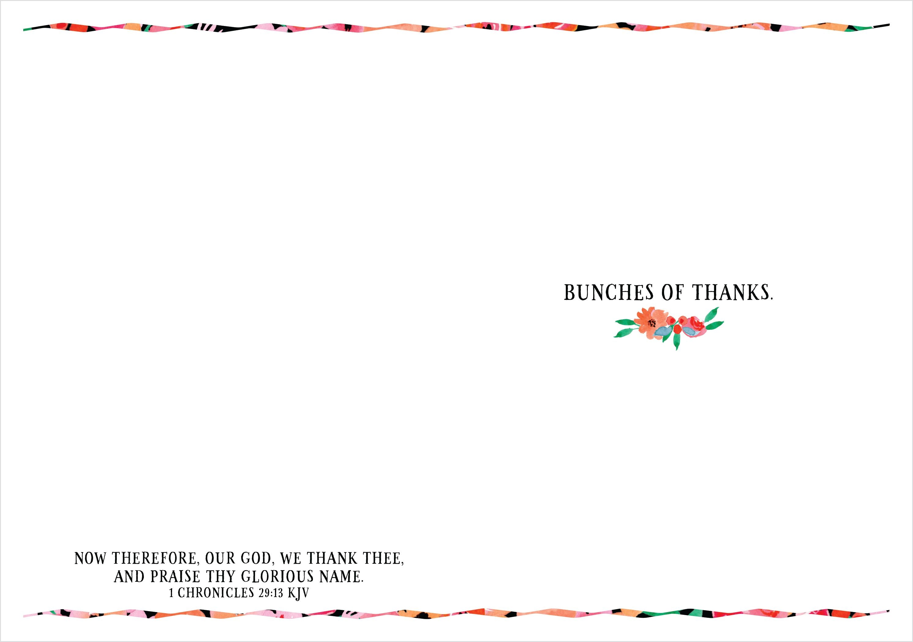 Religious Thank You Card | Merci Beaucoup