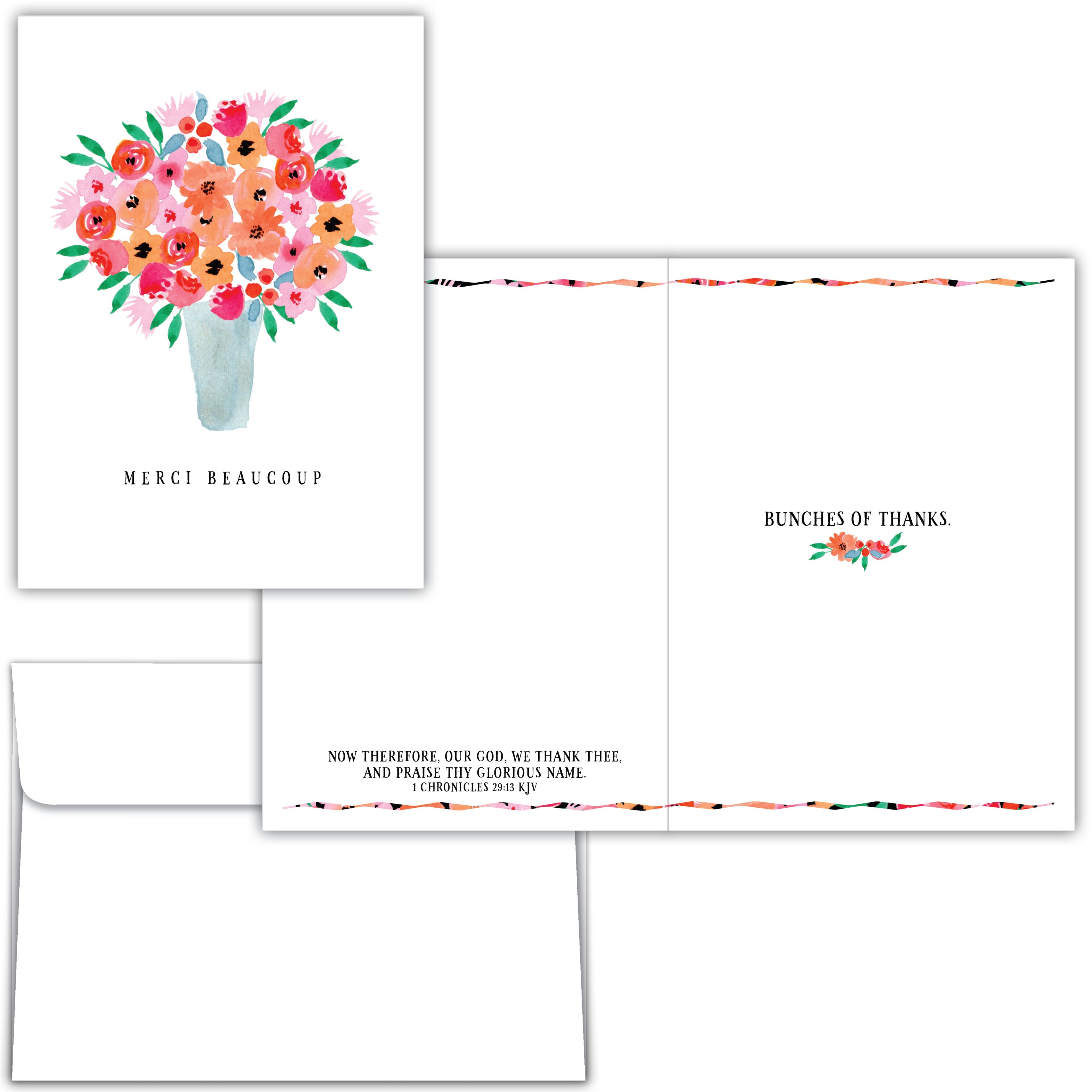 Religious Thank You Card | Merci Beaucoup