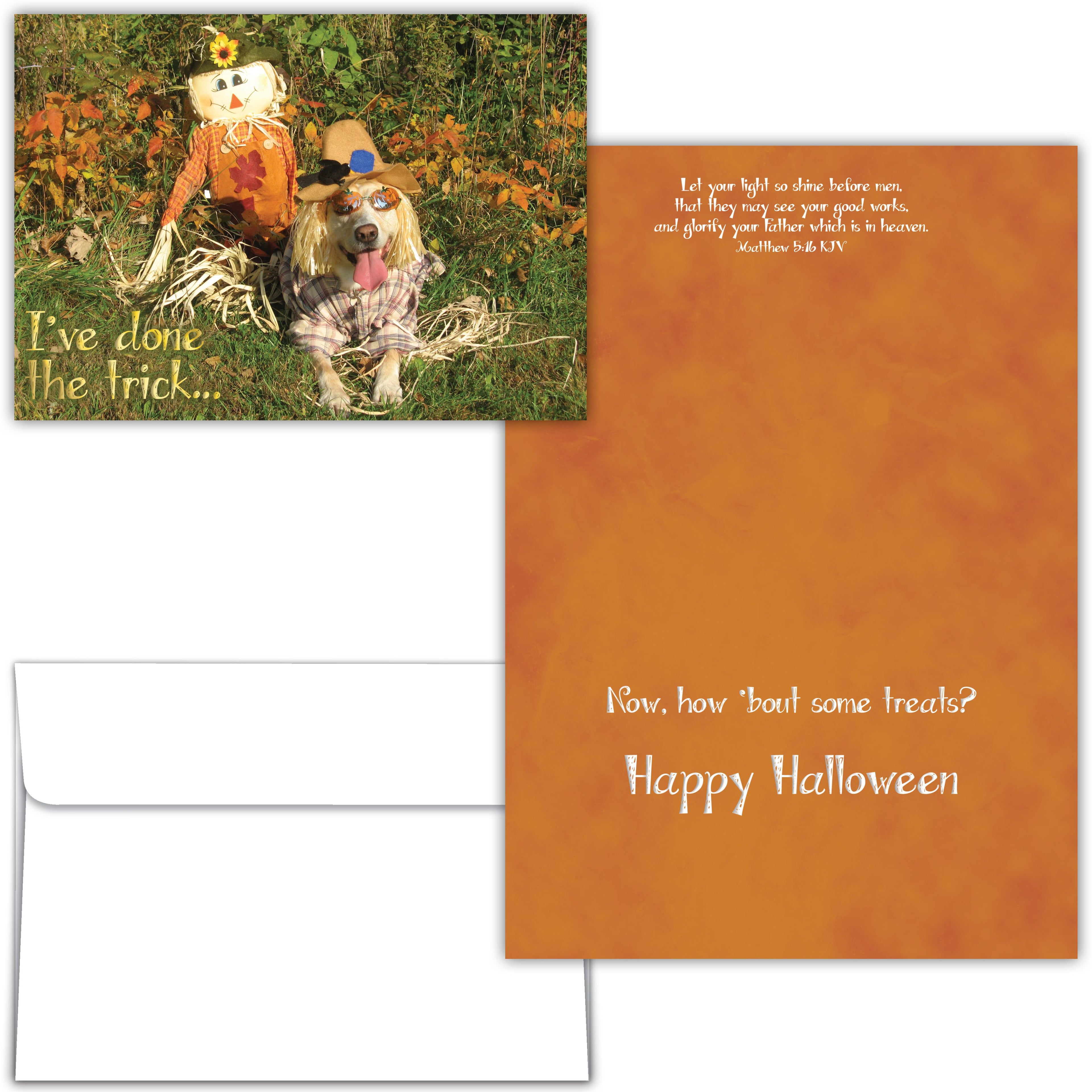 Religious Halloween Card | I’ve Done the Trick