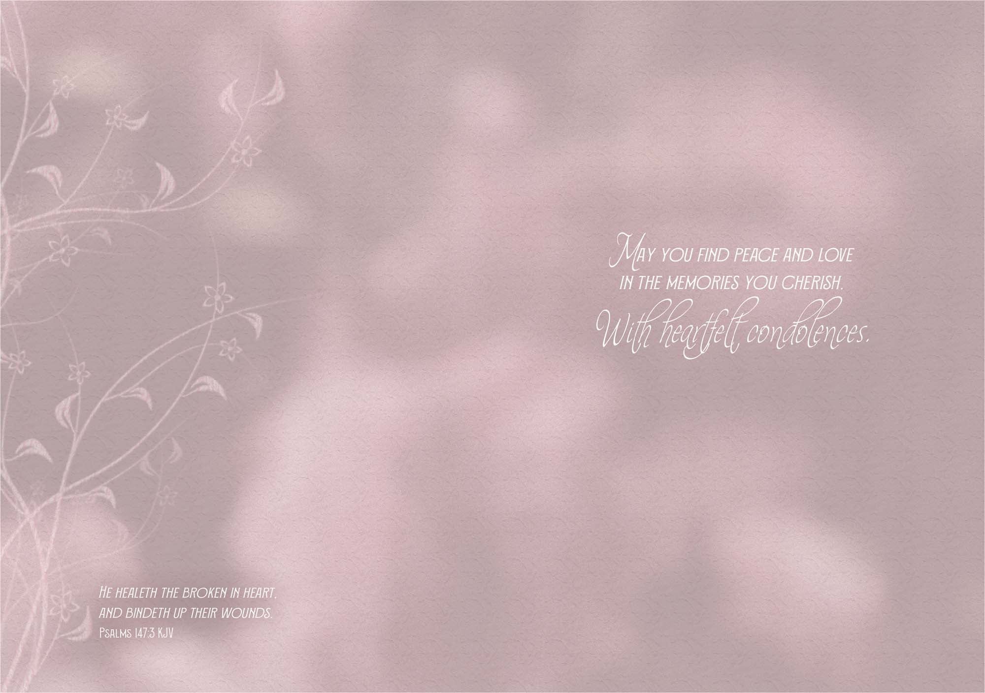 Christian Sympathy Card | Never Forgotten, Always Remembered