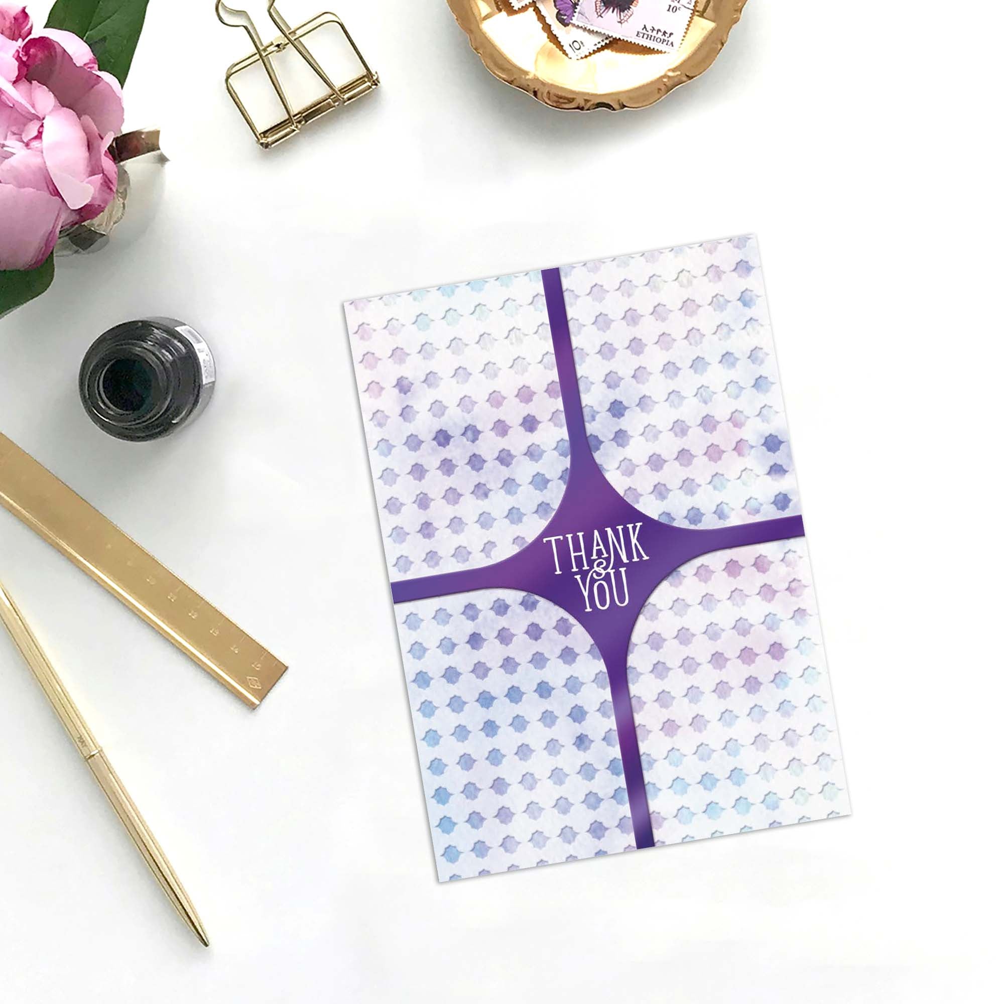 Christian Thank You Card with Scripture