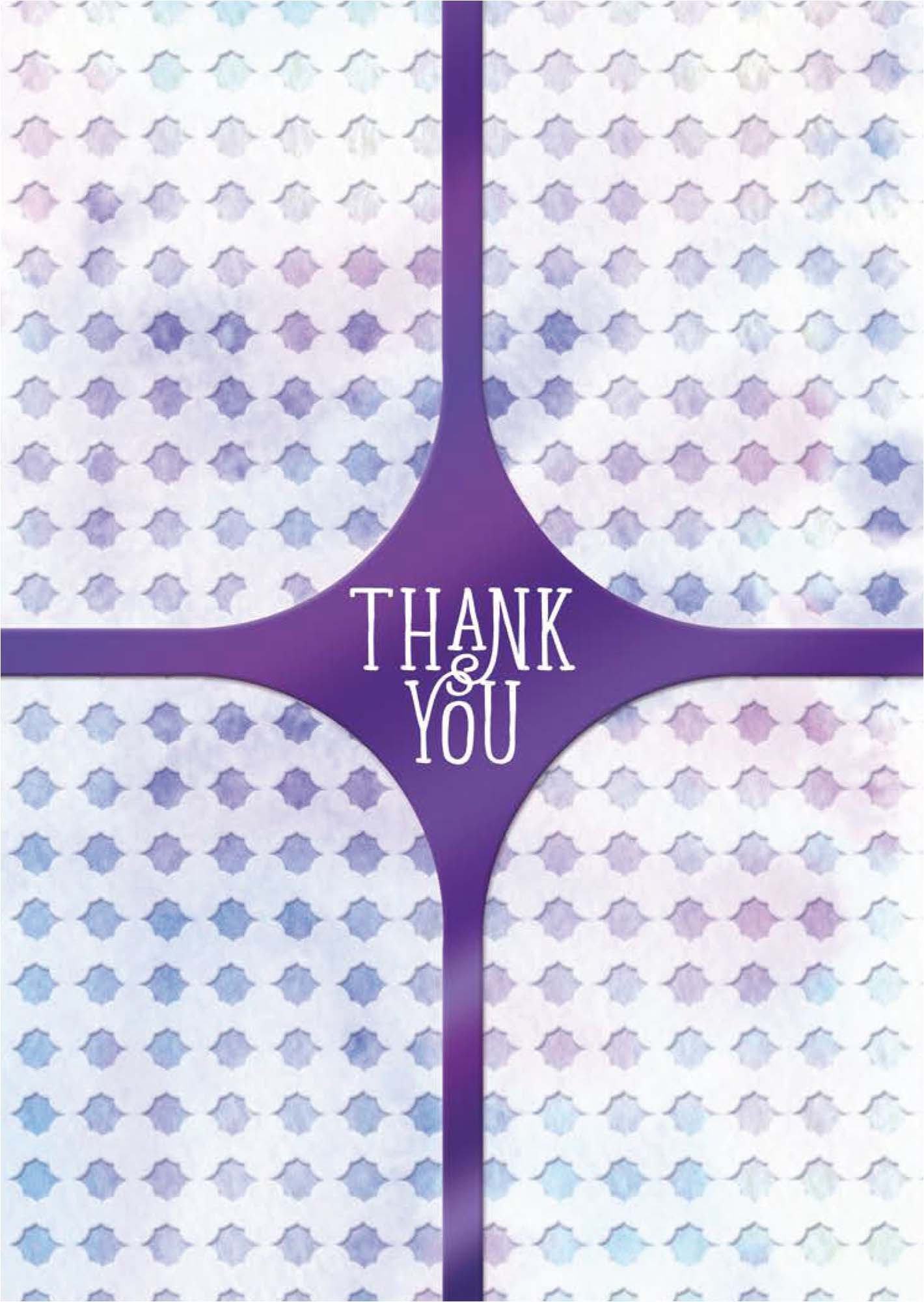 Christian Thank You Card with Scripture