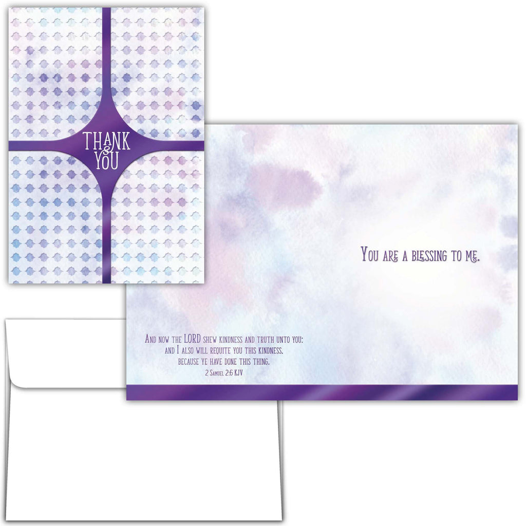 Christian Thank You Card with Scripture