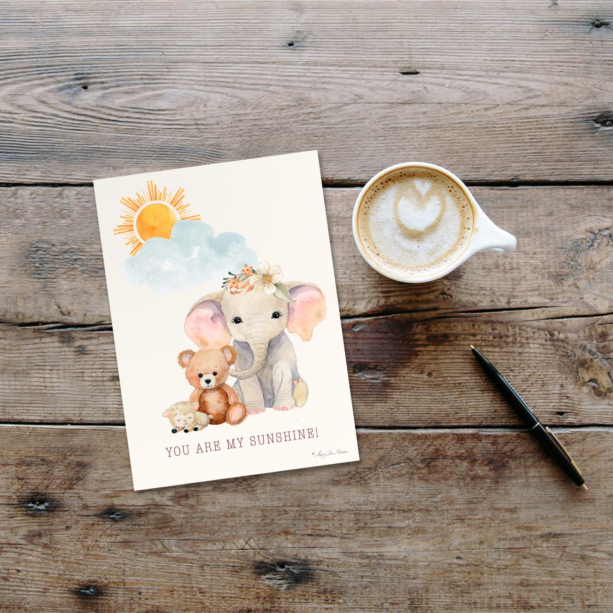 You are my Sunshine | Baby Greeting Card