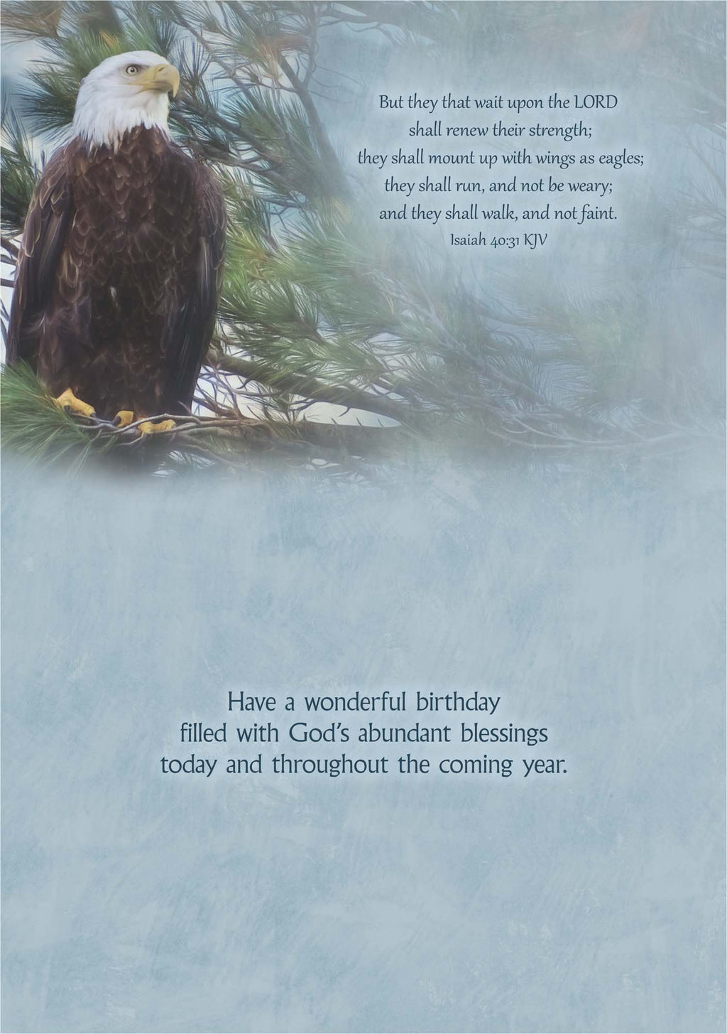 Christian Birthday Card | Noble Eagle