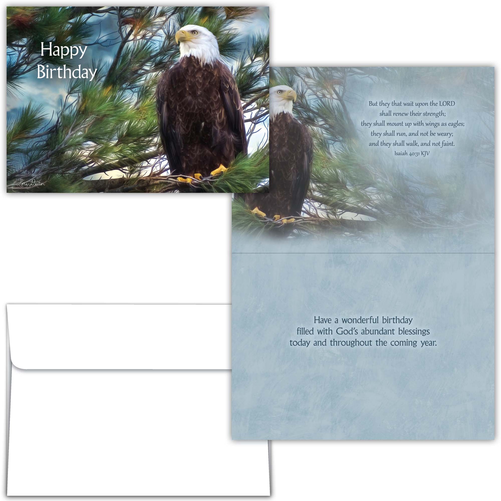 Christian Birthday Card | Noble Eagle